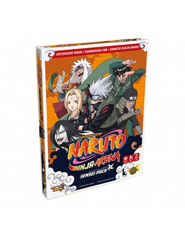 Juego de mesa naruto ninja arena sensei pack edad recomendada 10 aÃ±os (ingles)