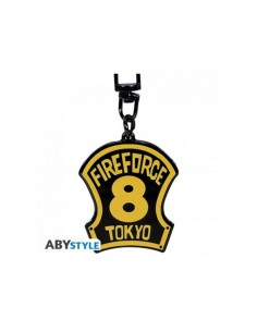 Llavero abystyle fire force emblema division 8