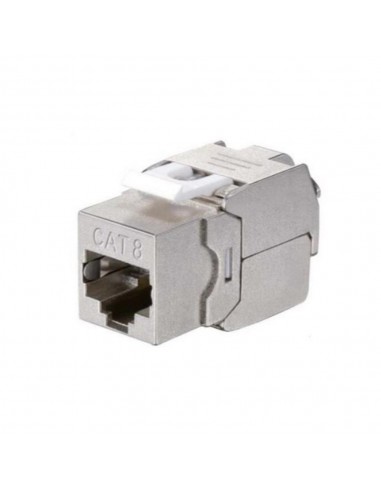 Kit 8 uds equip conector hembra rj45 ftp cat 8.1 panel keystone