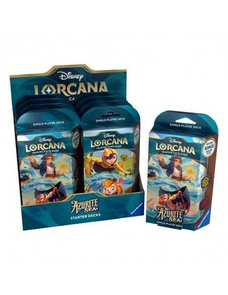 Juego de cartas disney lorcana tcg azurite sea starter deck 8 unidades inglÃ©s