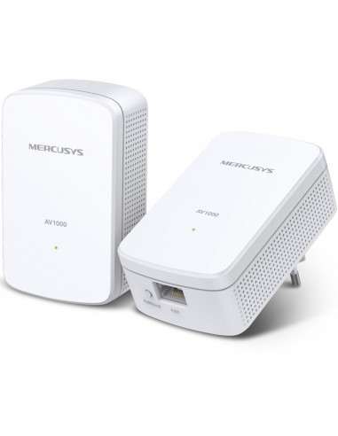 Kit 2 powerline mercusys mp500 kit av1000 gigabit - pack 2 unidades