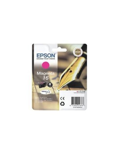Cartucho tinta epson t162340 magenta wf - 2010 - 2510 - 2520 - 2530 - 2540 - pluma