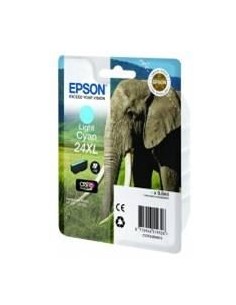 Cartucho tinta epson t243540 cian claro xl xp - 750 c13t24354010 - elefante