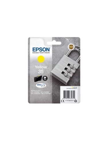 Cartucho tinta epson c13t35844010 amarillo durabrite ultra ink 35 - 650 paginas - candado