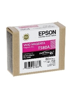 Cartucho tinta epson t580a magenta vivo 80ml stylus pro 3880