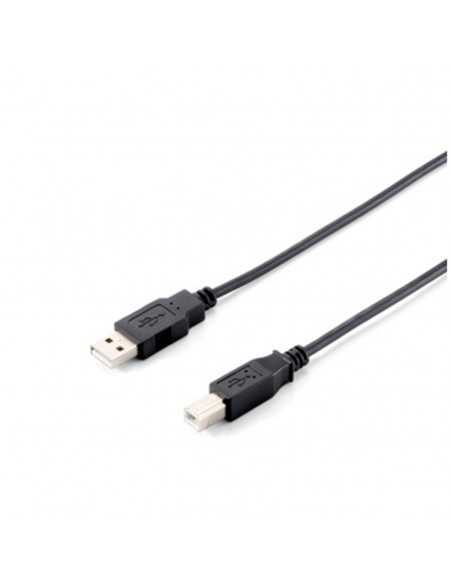 Cable impresora equip usb a - usb b - macho - macho - 5m - negro
