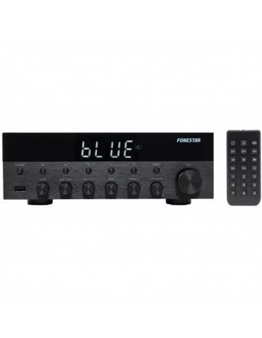Amplificador estereo hifi fonestar as - 1515 - bluetooth - radio fm - 15 + 15 w rms usb - mp3