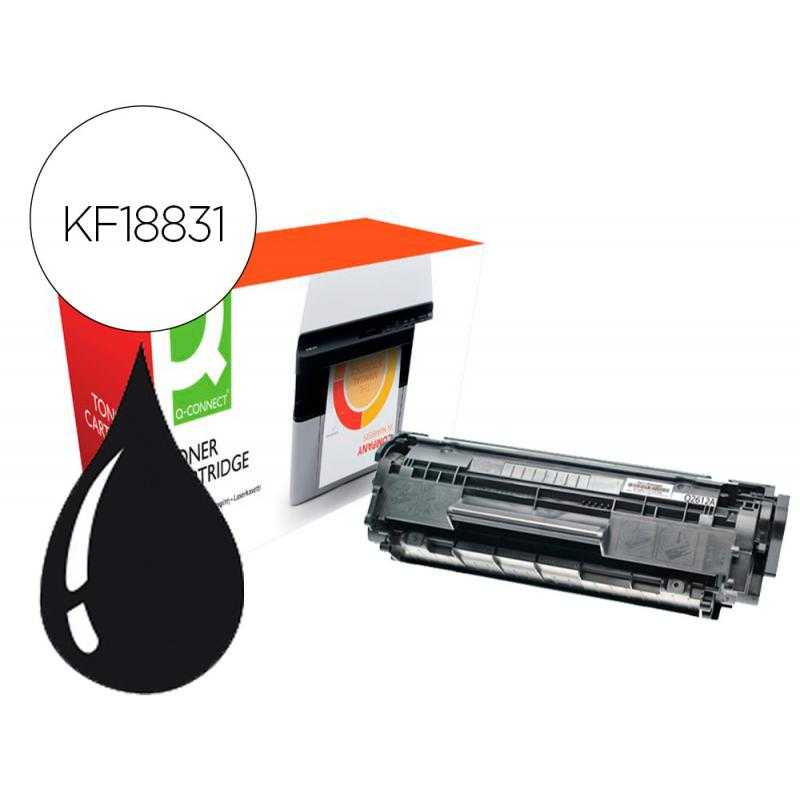 Tóner compatible q-connect canon fx10-xl i-sensys fax l-100 / 120 xxl negro 4000 paginas - Imagen 1