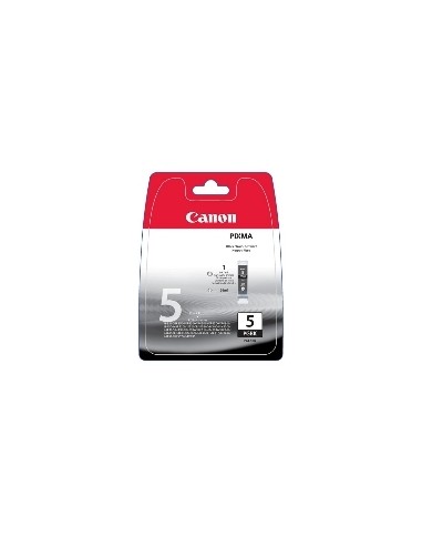 Cartucho tinta canon pgi 5 negro pigmentado 26ml pixma 4200 - 5200 mp 500 - 800 blister