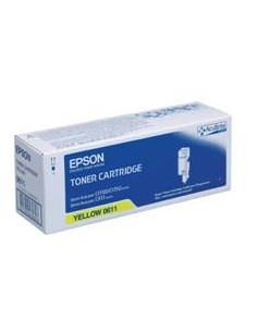 Toner tinta epson s050611 amarillo para aculaser 1400 páginas