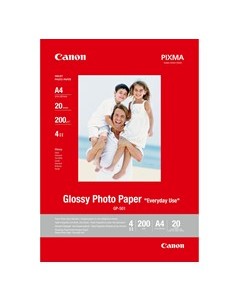 Papel canon fotografico gp - 501 con brillo a4 20 hojas