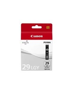 Cartucho tinta canon pgi - 29lgy gris claro pixma pro 1