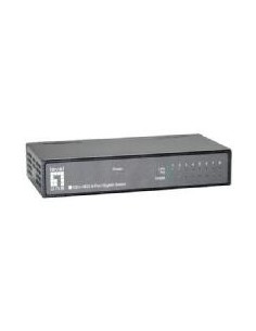 Switch level one 8 puertos 10 - 100 - 1000 no gestion