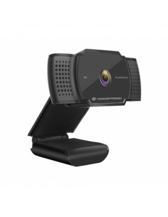 Webcam 2k conceptronic amdis02b 5mp - usb - 3.6mm - 30 fps - angulo vision 72Âº - enfoque automatico - microfono integrado