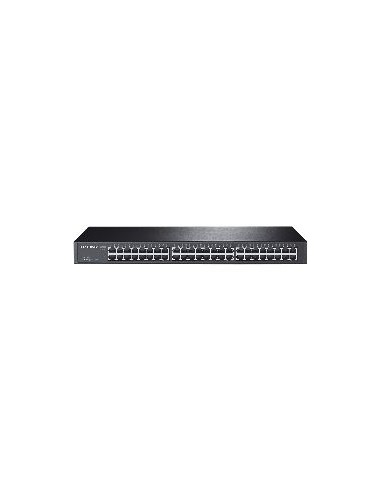 Switch 48 puertos 10 - 100 - 1000 rack 19 pulgadas 1u tp - link