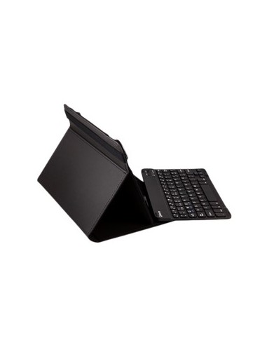 Funda universal gripcase silver ht para tablet 9 - 10 pulgadas + teclado bluetooth negro