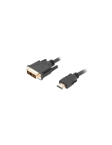 Cable hdmi lanberg macho - dvi - d 18+1 macho single link 3m negro