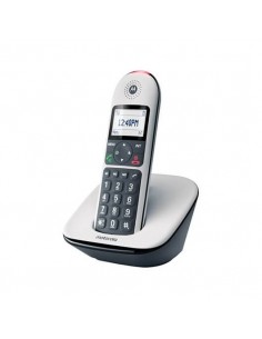 Telefono inalambrico dect digital motorola cd5001 blanco - pantalla retroiluminada - teclas grandes