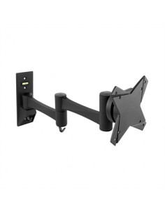 Soporte pared tv tooq lp2323tn - b 13 pulgadas - 27 pulgadas giratorio - inclinable carga maxima 15kg