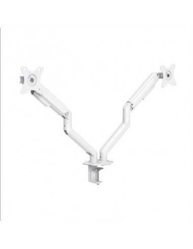 Soporte de mesa tv tooq 17 - 32 pulgadas 2 pantallas blanco