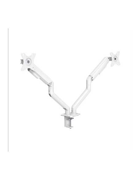 Soporte de mesa tv tooq 17 - 32 pulgadas 2 pantallas blanco