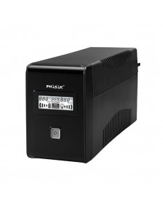 Sai ups phasak 850va interactivo avr 2 x schuko ph 9485 lcd