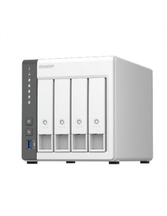 Servidor nas qnap ts - 433 - 4g nas 4xhdd - bay 1x2.5gbe+1xgbe