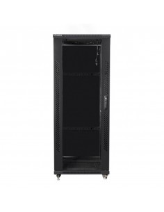Armario rack lanberg de suelo 32u - 600x600x1603 19 pulgadas flat pack negro