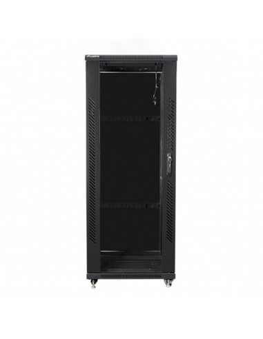Armario rack lanberg de suelo 32u - 600x600x1603 19 pulgadas flat pack negro