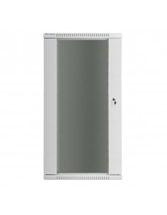 Armario rack lanberg 19 pulgadas 27u 600x450 cabinet wall - mount (flat pack) gris v2