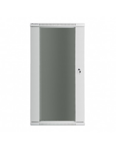 Armario rack lanberg 19 pulgadas 27u 600x450 cabinet wall - mount (flat pack) gris v2
