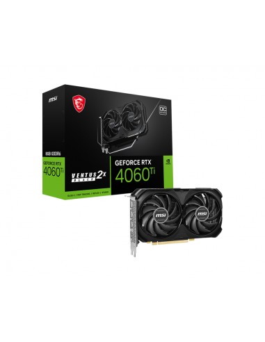Tarjeta grafica msi rtx 4060ti ventus 2x black 8gb oc