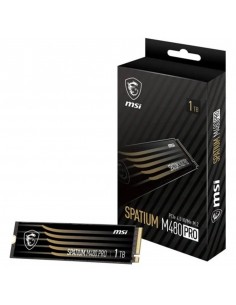 Disco duro interno solido ssd msi spatium m480 pro 1tb m.2 nvme pcie4