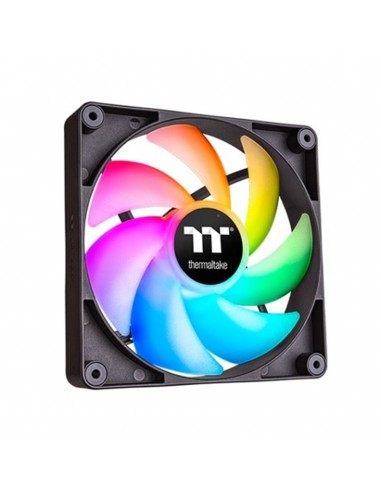 Ventilador 120x120 thermaltake ct120 black pack 2uds - 2000rpm - pwm - argb