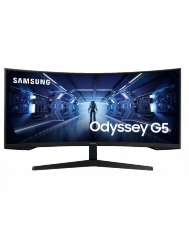 Monitor gaming led 34 pulgadas samsung odyssey g5 lc34g55twwpxen curvo - va - wqhd - dp - hdmi - 165hz - 1ms - vesa 75 x 75