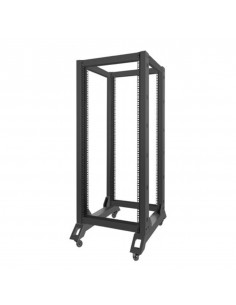 Armario lanberg abierto rack 19 pulgadas 27u - 600x800 negro