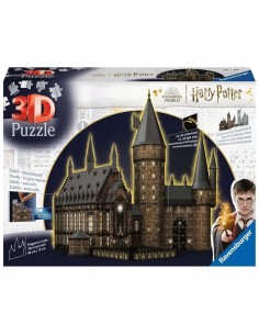 Puzzle 3d ravensburger harry potter castillo de hogwarts - el gran salon - night edition