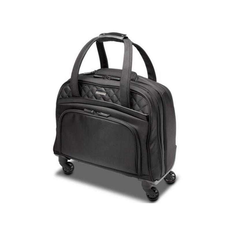 Maletin para portatil kensington con ruedas señora contour 2.0 executive bal spinner 15,6\" negro / rosa - Imagen 1