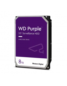 Disco duro interno hdd wd western digital purple wd85purz 8tb 3.5 pulgadas sata3 5400rpm 256mb