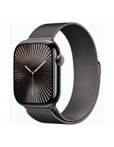 Smartwatch apple watch series 10 gps + cell 46mm state titanium milanese loop s - m
