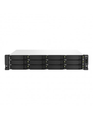 Servidor nas qnap ts - 1264u - rp - 8g 12 bahias 2u rack 8gb gigabit ethernet