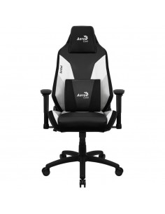 Silla gaming aerocool admiral negra - blanca
