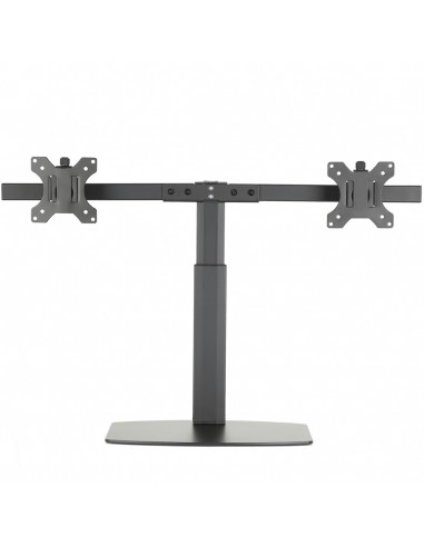 Soporte de mesa ewent ew1538 con resorte de gas para 2 monitores de hasta 27 pulgadas