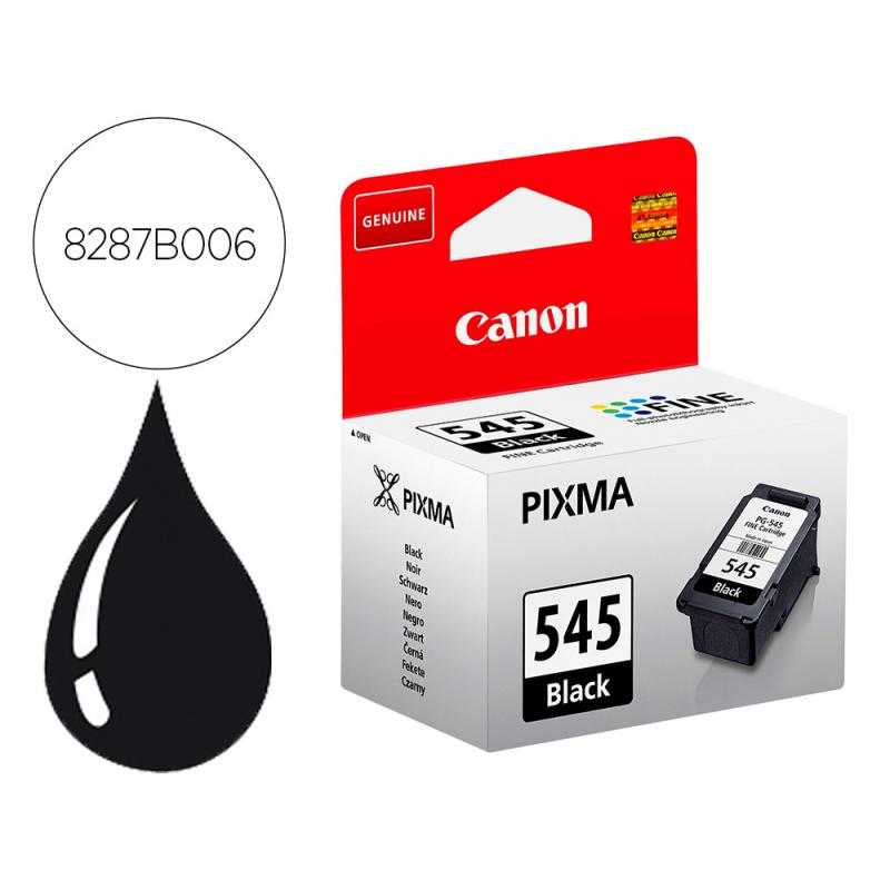 Ink-jet canon pg-545 / cl-546 pixma mg2550 / mg3050 / tr4550 / ts205 / ts305 / ts3352 pack 4 colores negro - Imagen 1