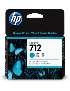 Cartucho tinta hp 712 - 3ed67a - 29 ml - t210 - t230 - t250 - t630 - t650 - cian