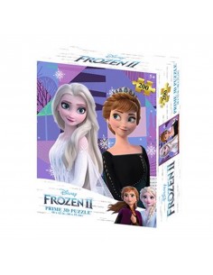 Puzzle lenticular prime 3d disney frozen elsa anna y olaf 200 piezas