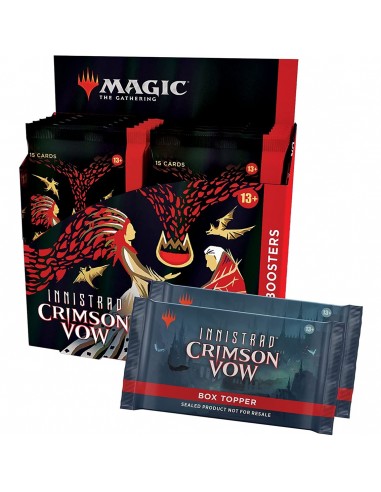Juego de cartas wizards of the coast collector booster display (12 mazos) innistrad crimson vow cartas magic inglÃ©s