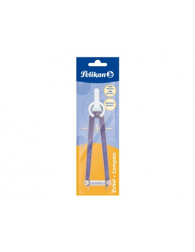 Compas pelikan micrometrico con rueda de precision en blister