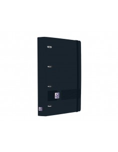 Archivador oxford eurobinder+ live&go polyfoam din a4+ 120 hojas horizontal color negro