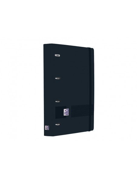 Archivador oxford eurobinder+ live&go polyfoam din a4+ 120 hojas horizontal color negro